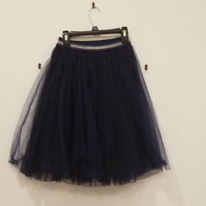Girls navy tulle skirt size 10